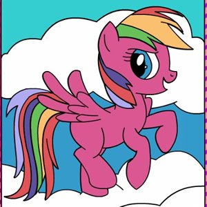 Colorir MLP My Little Pony Jogos de Pintar Desenhos animados Video