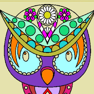 Desenhos de mandala de animais para colorir para crianças e