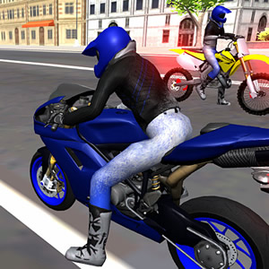 Corrida de Motocicletas 2 Jogadores em COQUINHOS