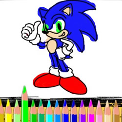 Sonic Para Colorir, Desenho Sonic para Colorir