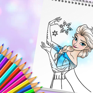 Princesa : Desenhos para colorir, Jogos gratuitos para crianças