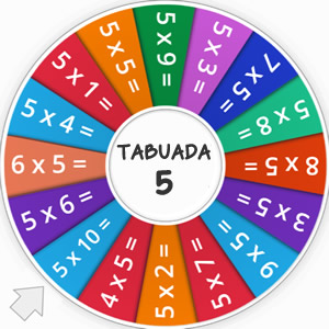 Jogos da TABUADA DO 5 em COQUINHOS